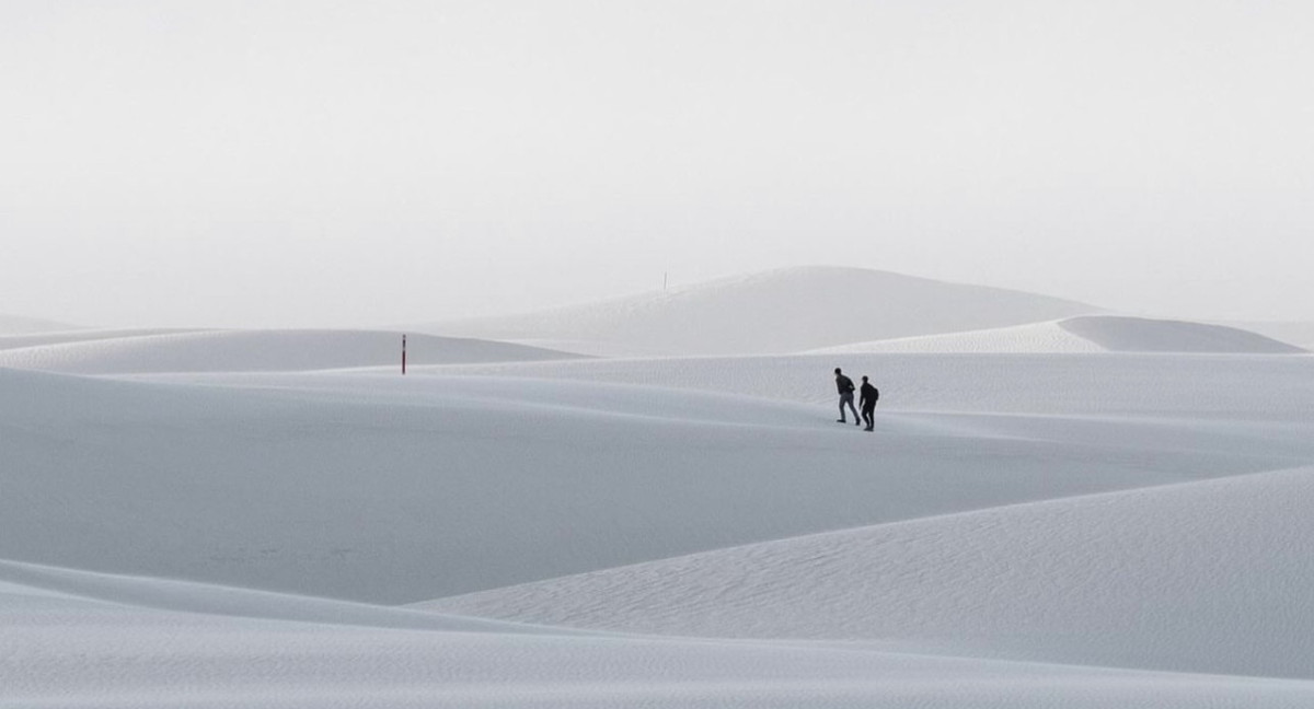Parque Nacional White Sands, Estados Unidos. Foto Instagram @nickstirbis.