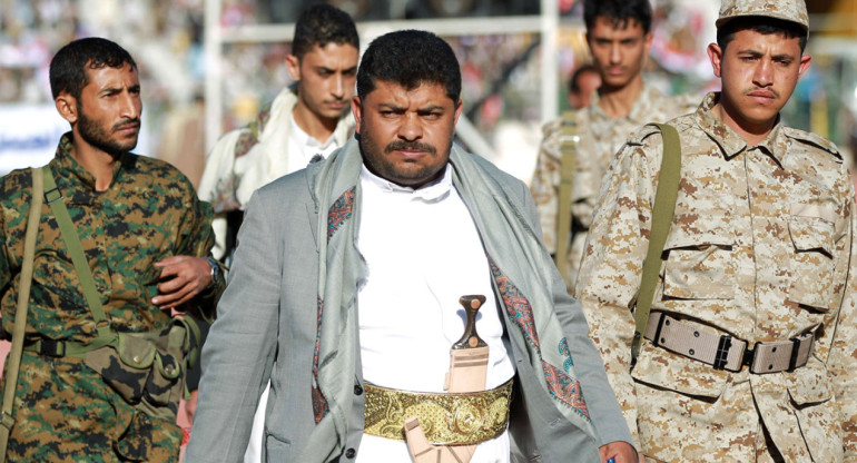 Abdelmalek al Huti, líder de los hutíes. Foto: Reuters.