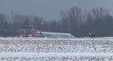 Accidente en el Aeropuerto de Rochester. Foto: captura de video