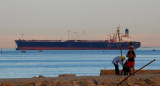 Buque en el mar Rojo. Foto: Reuters.