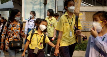 Contaminacion en Bangkok. Imagen:EFE