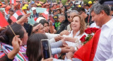 Dina Boluarte durante su visita a Ayacucho. Foto: Instagram @presidenciaperu.