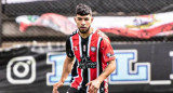 Lucas Perdomo, capitán de Chacarita Jr. Foto: X/@Lagloriosatv