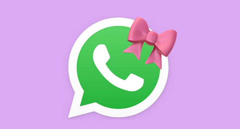 Cómo activar el “modo coquette” en WhatsApp. Foto X.