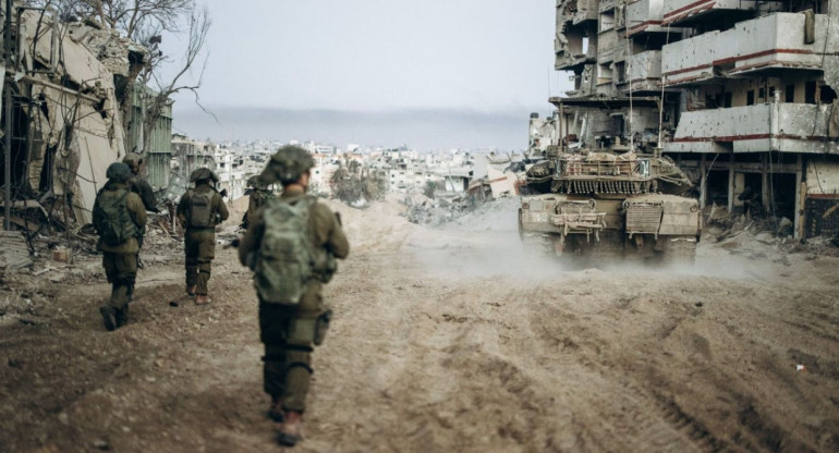 Ejército israelí, guerra en Gaza. Foto: EFE
