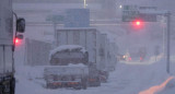 Fuertes nevadas en Japón. Foto: EFE.