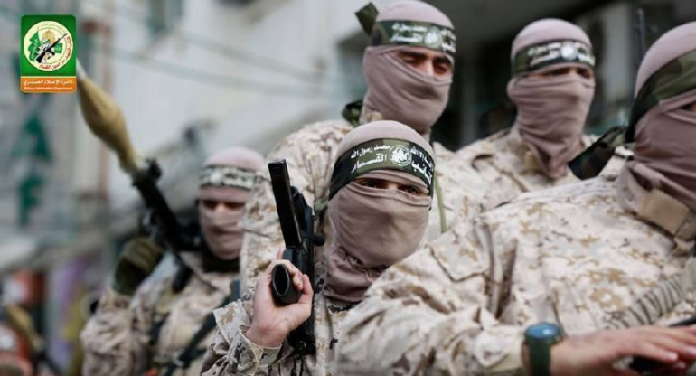 Milicianos de Hamás. Foto: Telegram