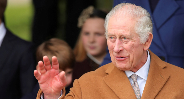 Rey Carlos III de Reino Unido. Foto: REUTERS.