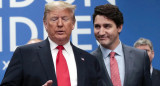 El expresidente de EEUU, Donald Trump, y primer ministro de Canadá, Justin Trudeau. Foto: archivo EFE