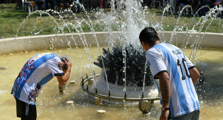 Calor extremo en Argentina. Foto: NA.