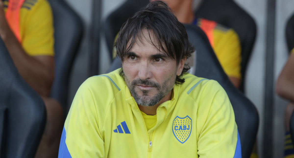 Diego Martínez, entrenador de Boca Juniors. Foto: NA