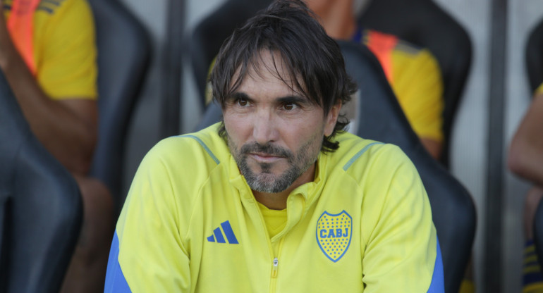 Diego Martínez, entrenador de Boca Juniors. Foto: NA