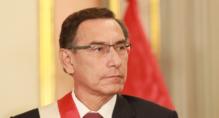 Martín Vizcarra, ex presidente de Perú. Foto: EFE.