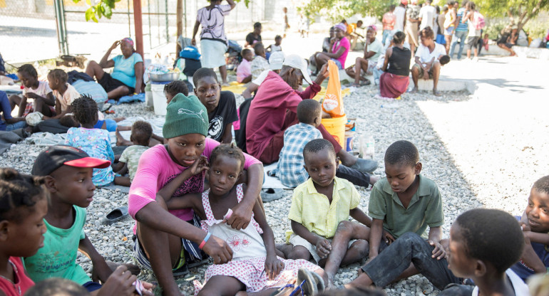La población haitiana es la que más sufre. Foto: Reuters