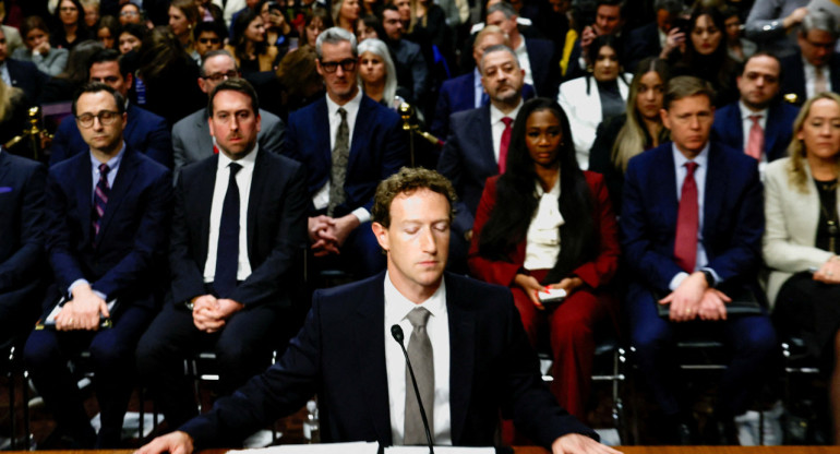 El pedido de disculpas de Zuckerberg. Foto: Reuters