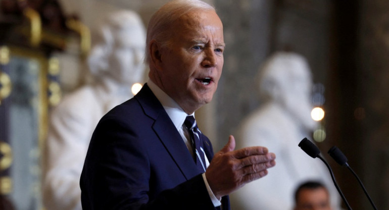 Joe Biden, presidente de Estados Unidos. Foto: Reuters.