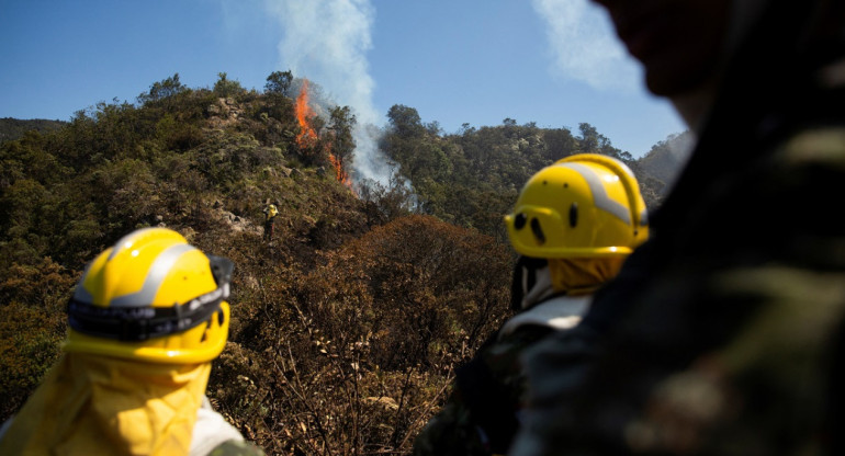 Incendios en Colombia. Foto: Reuters.