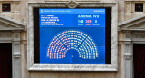 Diputados aprobó en general la Ley Ómnibus. Foto: Télam