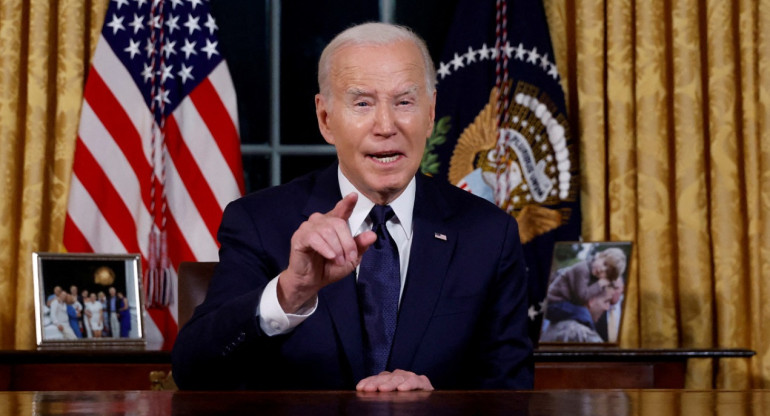 Joe Biden, presidente de Estados Unidos. Foto: Reuters.