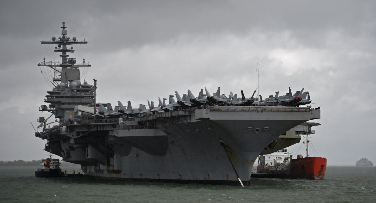 Portaaviones USS George Washington. Foto: Reuters