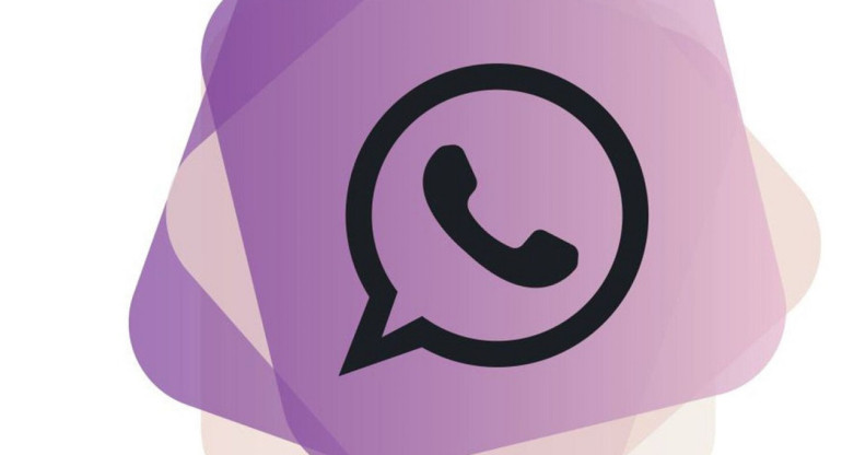 WhatsApp modo violeta. Foto: X.