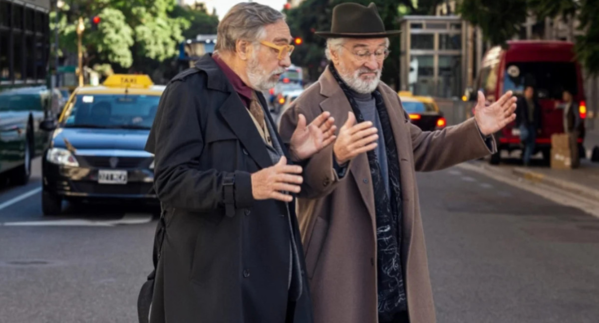 Luis Brandoni y Robert De Niro. Foto: NA
