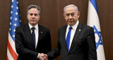 El secretario de Estado de EEUU, Antony Blinken, y el primer ministro israelí Benjamín Netanyahu. Foto: EFE.