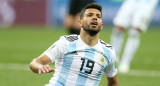 Sergio Agüero en el Mundial 2018. Foto: NA.