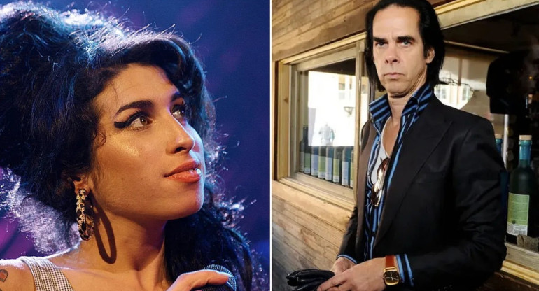 Amy Winehouse y Nick Cave. Foto: X