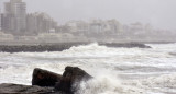 Lluvias en Mar del Plata. Foto: NA.