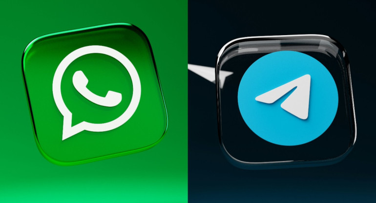 WhatsApp y Telegram. Foto Unsplash.