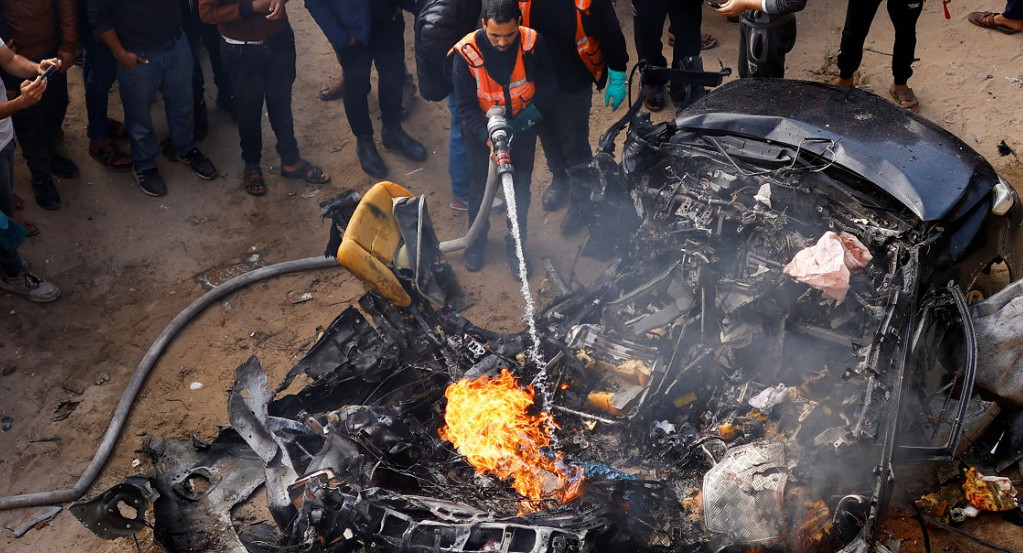 Bombardeos israelíes en Rafah. Foto: Reuters
