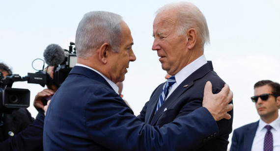 Joe Biden y Benjamín Netanyahu. Foto: NA