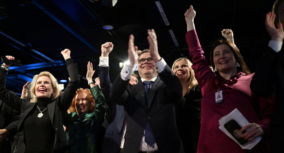 El candidato presidencial del Partido de Coalición Nacional (NCP), Alexander Stubb gana las elecciones en Finlandia. Foto: Reuters