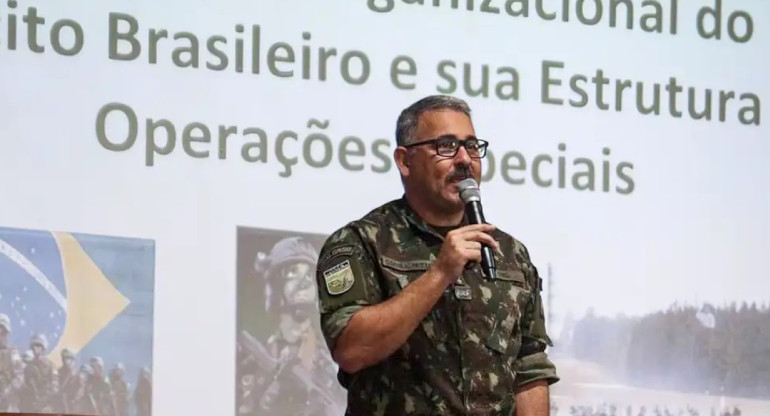 Bernardo Romão Corrêa Neto, el coronel detenido por actos antidemocráticos. Foto: Gentileza Agencia Brasil.
