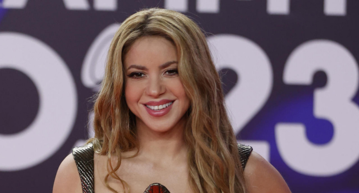 Shakira en la alfombra roja de la gala anual de los Latin Grammy en Sevilla. EFE/Jorge Zapata