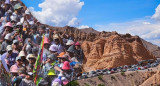 Carnaval en Jujuy, bajada del Diablo. Foto: Instagram @elcieloenpurmamarca.