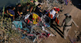 Migración ilegal en Texas. Foto: Reuters