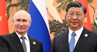 Vladimir Putin, presidente de Rusia, y Xi Jinping, presidente de China. Foto: Reuters.