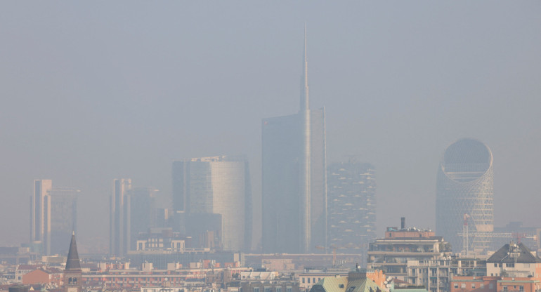 Contaminación en Italia. Foto: Reuters.
