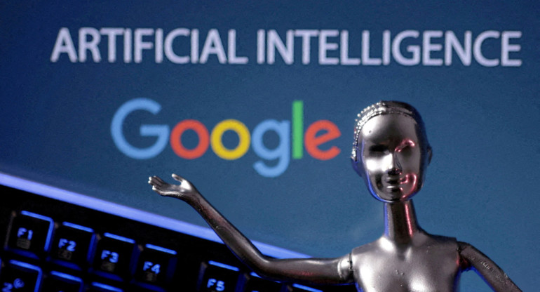 Gemini, la nueva inteligencia artificial de Google. Foto: Reuters