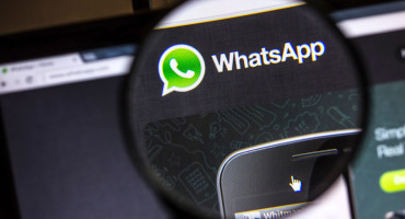WhatsApp messages.  Photo by Alamy Reuters