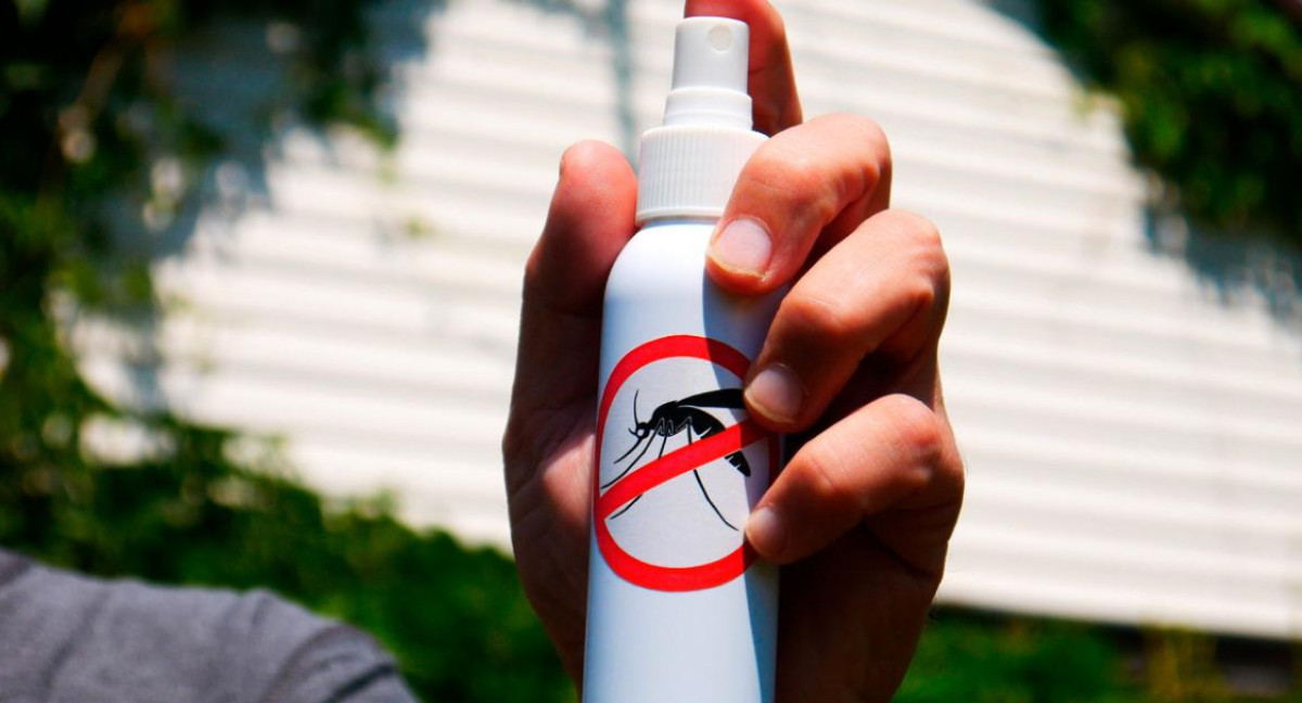 Repelente para mosquitos. Foto: Télam.