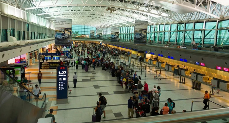 Aeropuerto de Ezeiza. Foto: Télam