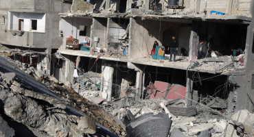 Ataques israelí en Rafah, Gaza. Foto: Reuters.