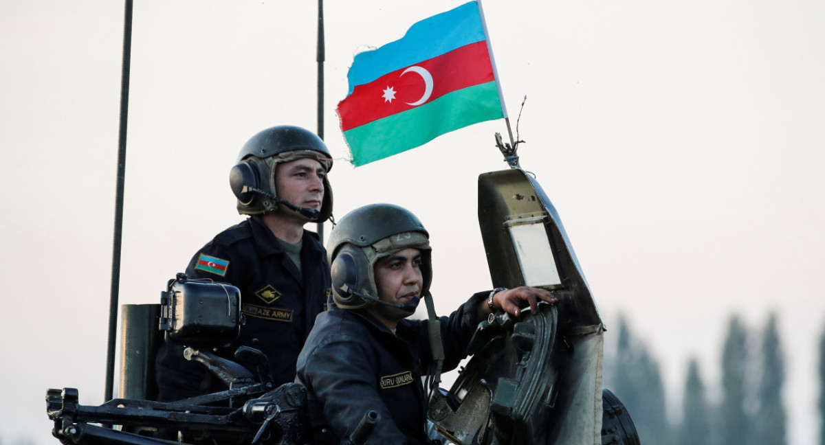 Soldados azerbaiyanos. Foto: Reuters.