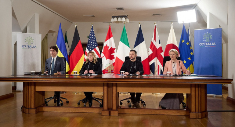 Líderes del G7. Foto: Reuters.
