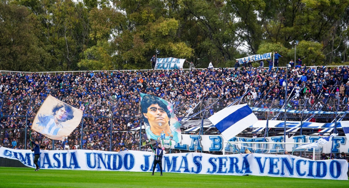 El estadio Juan Carmelo Zerillo, de Gimnasia y Esgrima La Plata. Foto: NA.