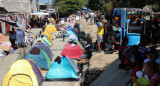 Migrantes en la frontera entre México y Estados Unidos. Foto: EFE.