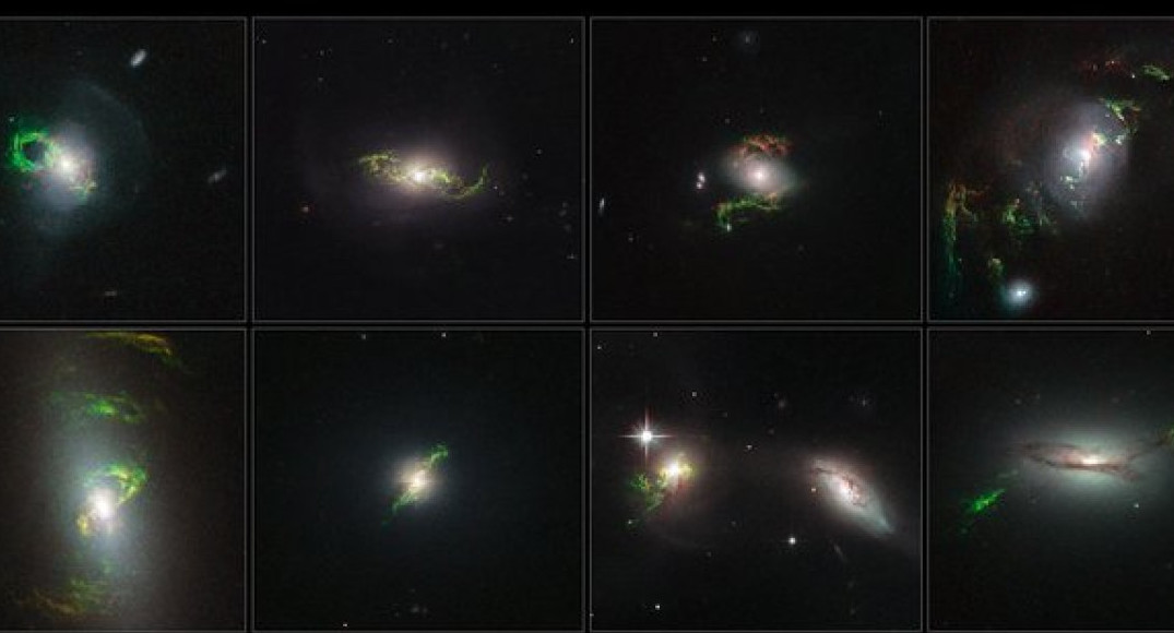 Imágenes tomadas con el telescopio Hubble. Foto: X @NASA.